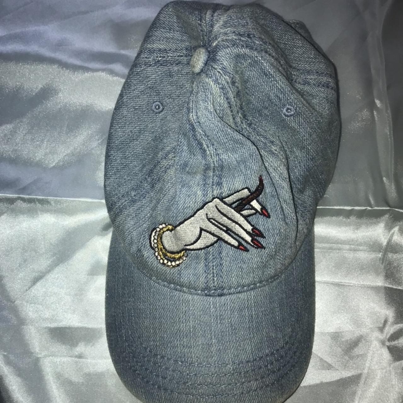 Blunt babe dad cap Embroidered with a pretty Depop