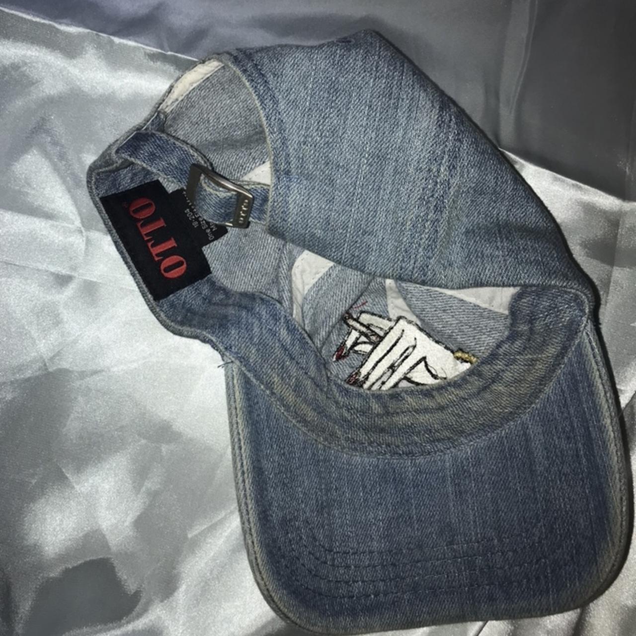 Blunt babe dad cap Embroidered with a pretty Depop