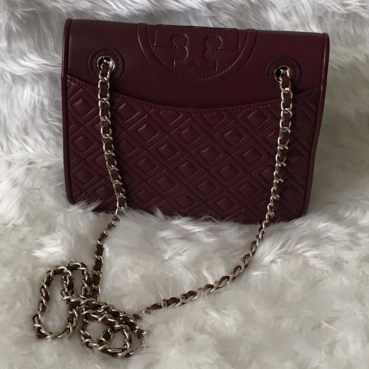 Tory Burch Fleming Convertible Quilted Shoulder Bag - Depop