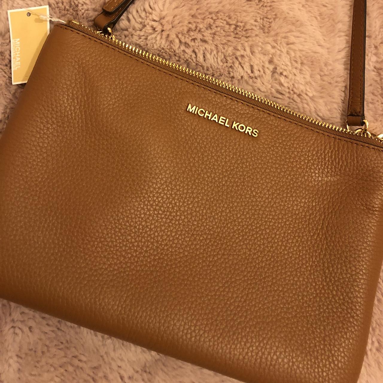 Michael kors adele leather on sale crossbody