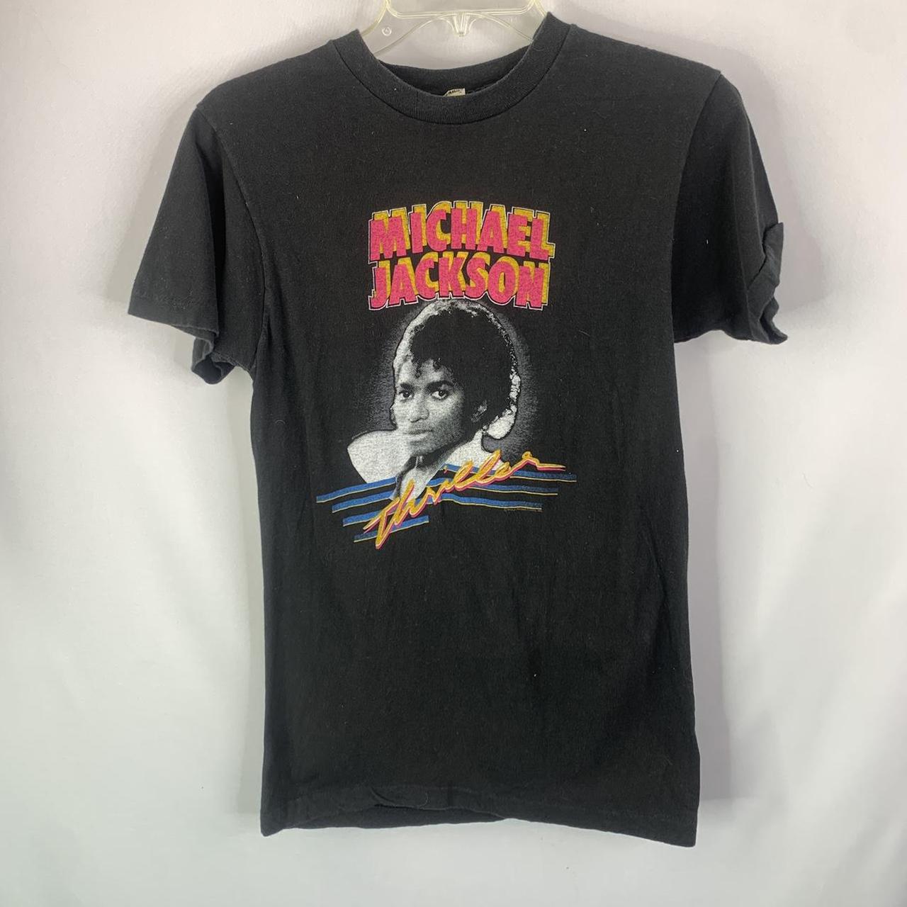 Vintage Michael Jackson Thriller t-shirt. Shirt is - Depop