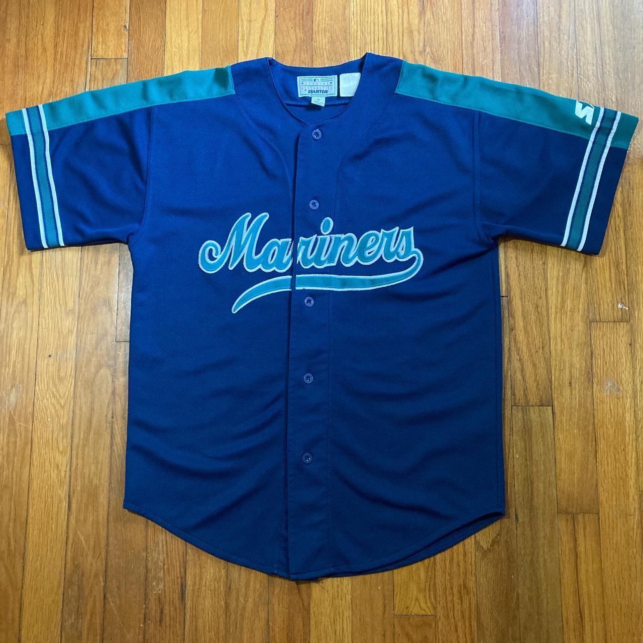 Vintage Seattle Mariners Jersey Starter size Large - Depop
