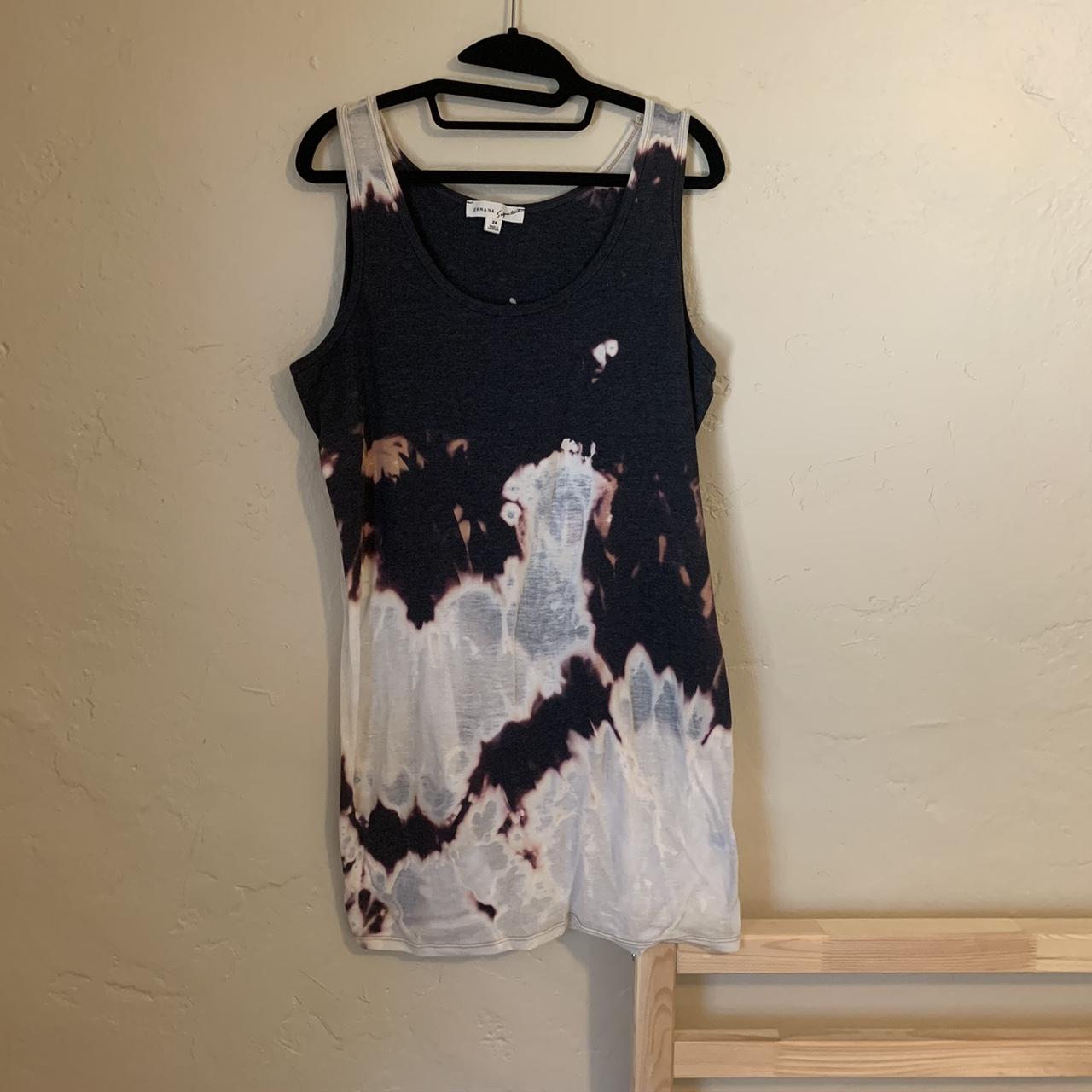 Bleached tank top/dress how ever you want to wear... - Depop