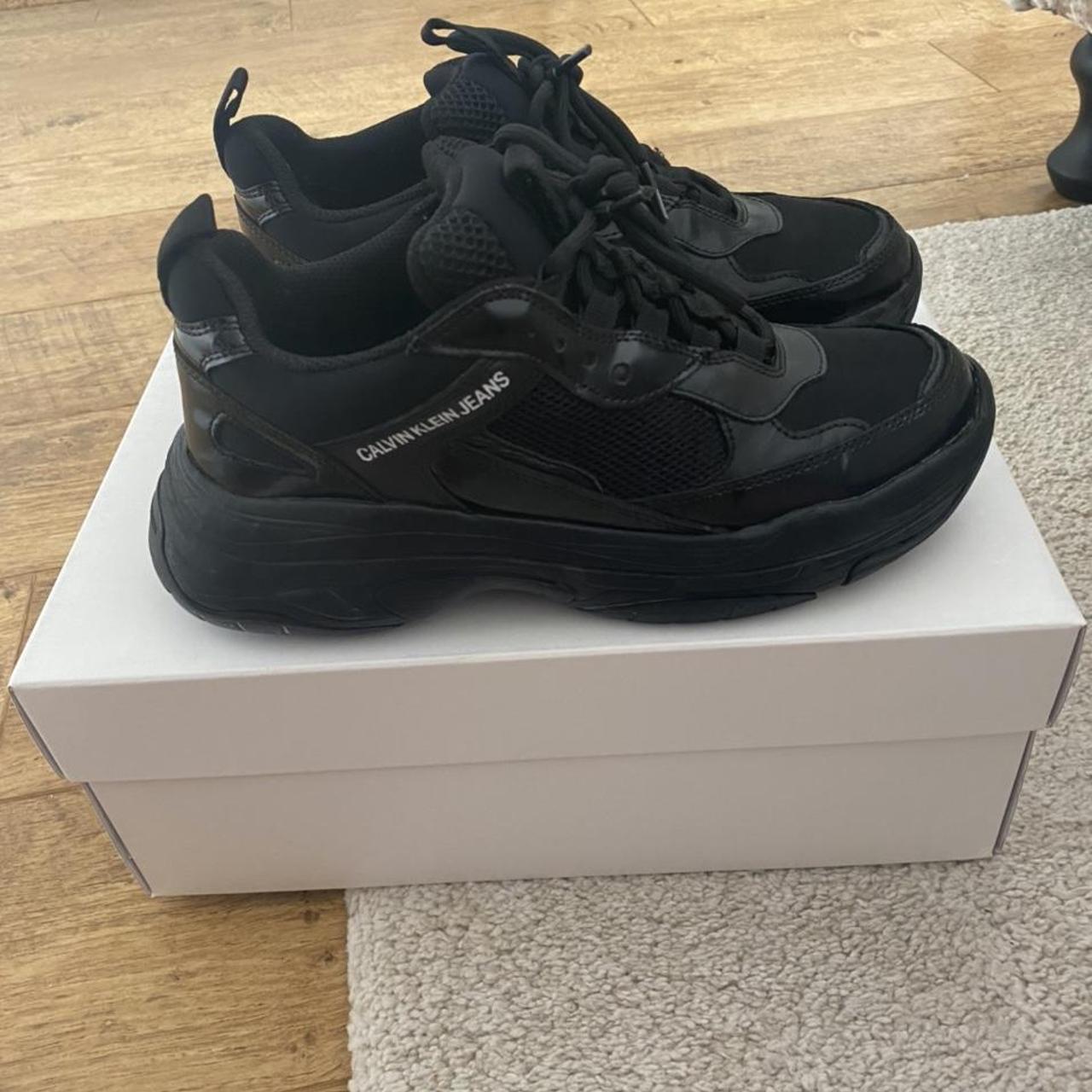 Jeans Maya Chunky Trainers Black Maya Trainers Clearance Calvin