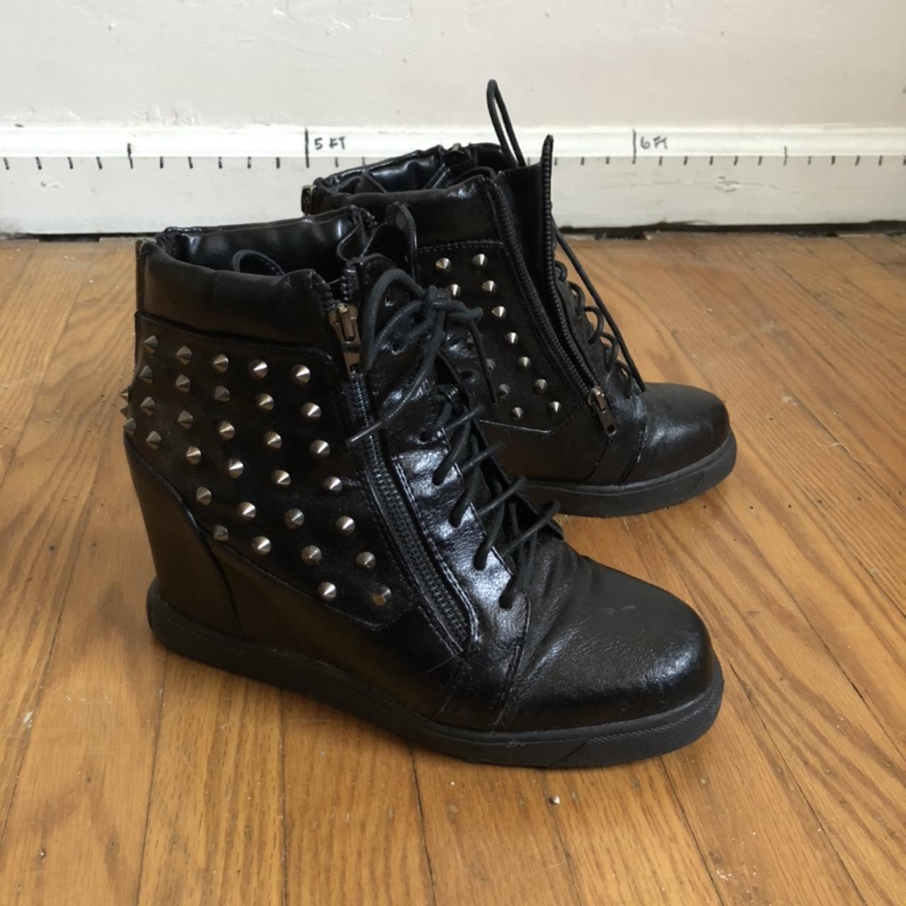 Very fun KillStar wedge spiked sneakers! 🤘🏼🤘🏿 Light... - Depop