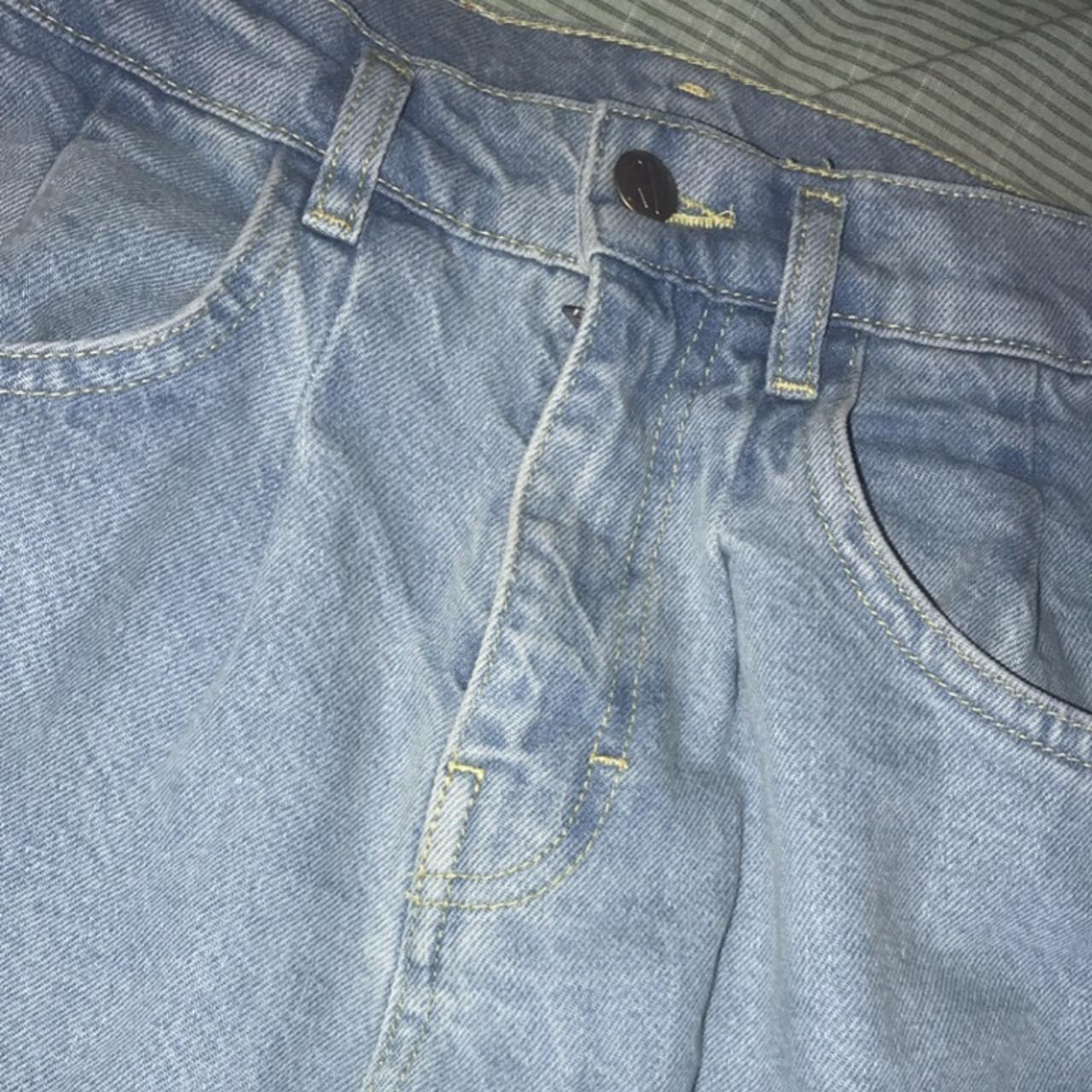 Reclaimed Vintage Inspired The '83 unisex relaxed jeans in light wash blue
