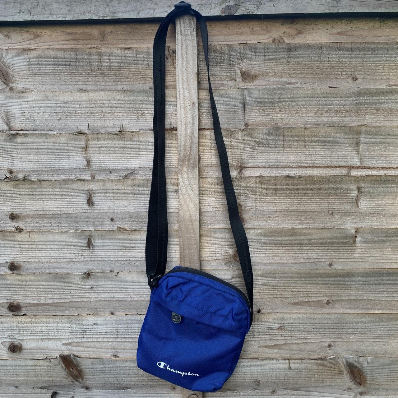 Champion crossbody bag Blue Brand new condition... Depop