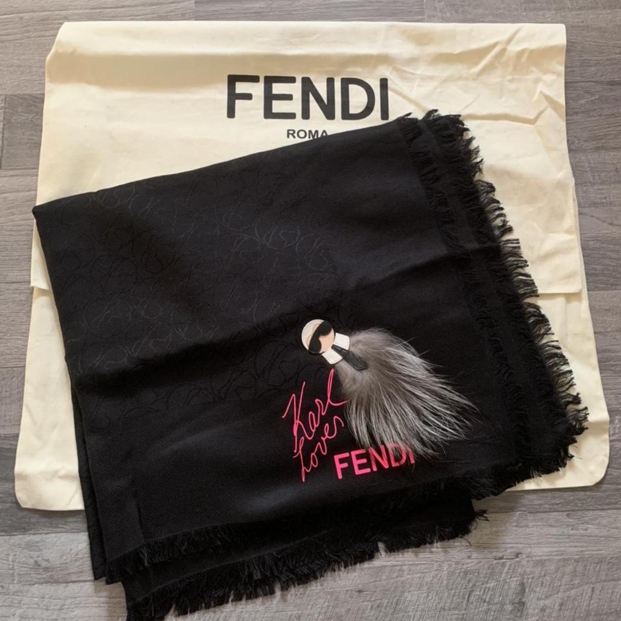 Fendi karlito scarf best sale