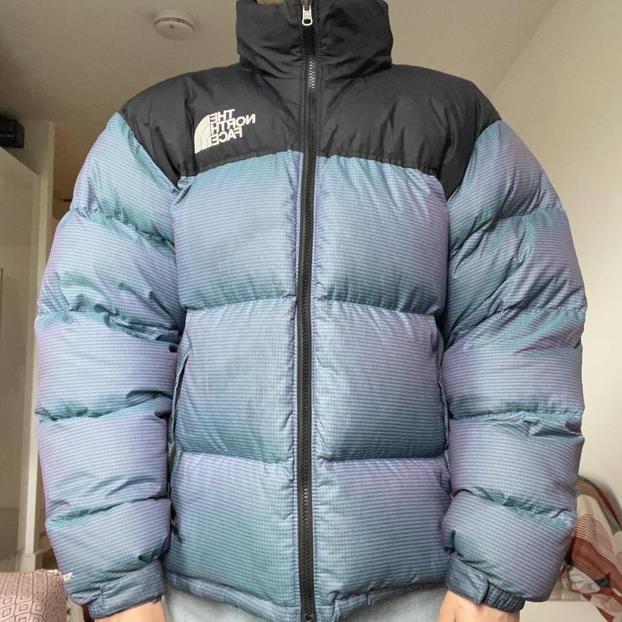 North face limited edition iridescent nuptse 700... - Depop