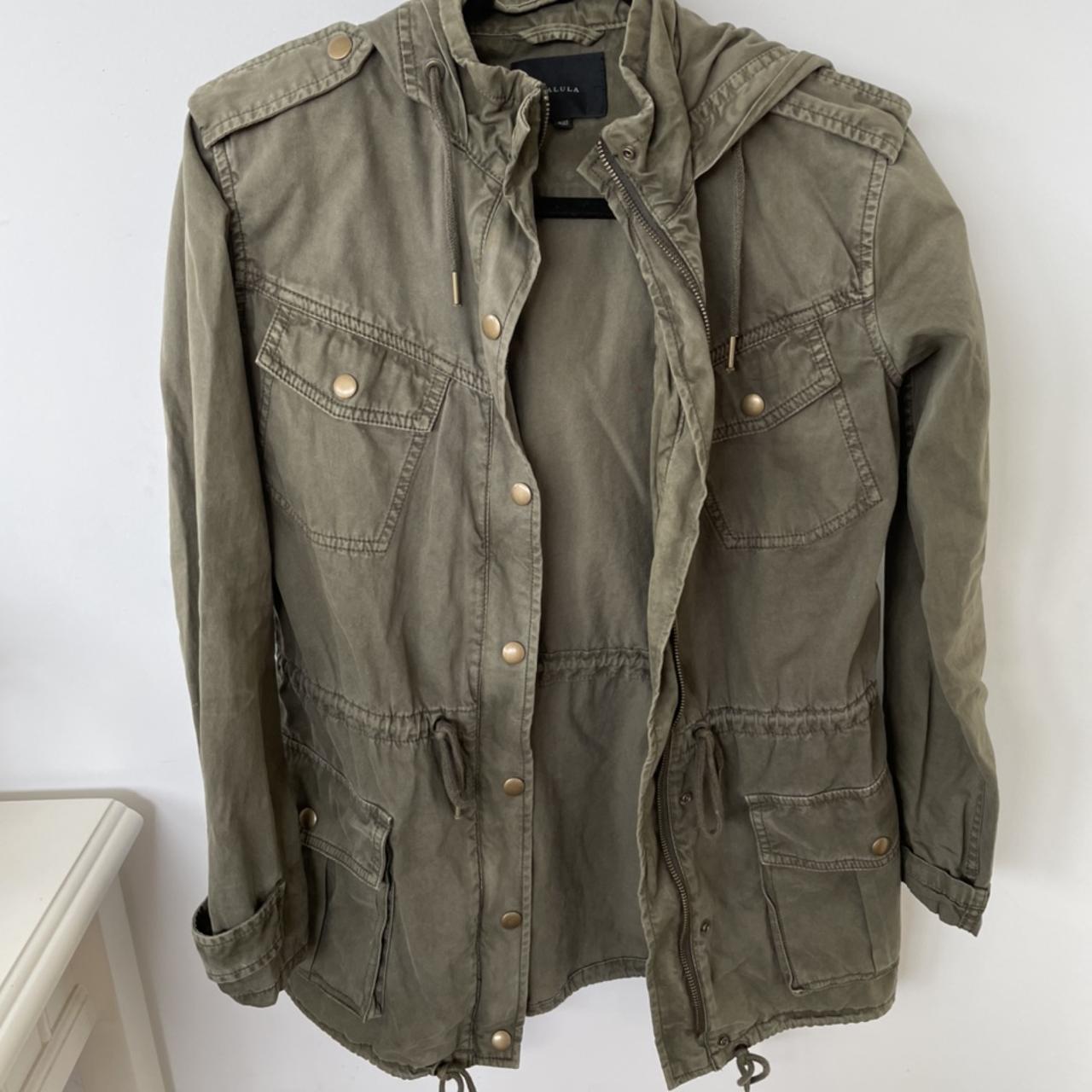 aritzia army green jacket