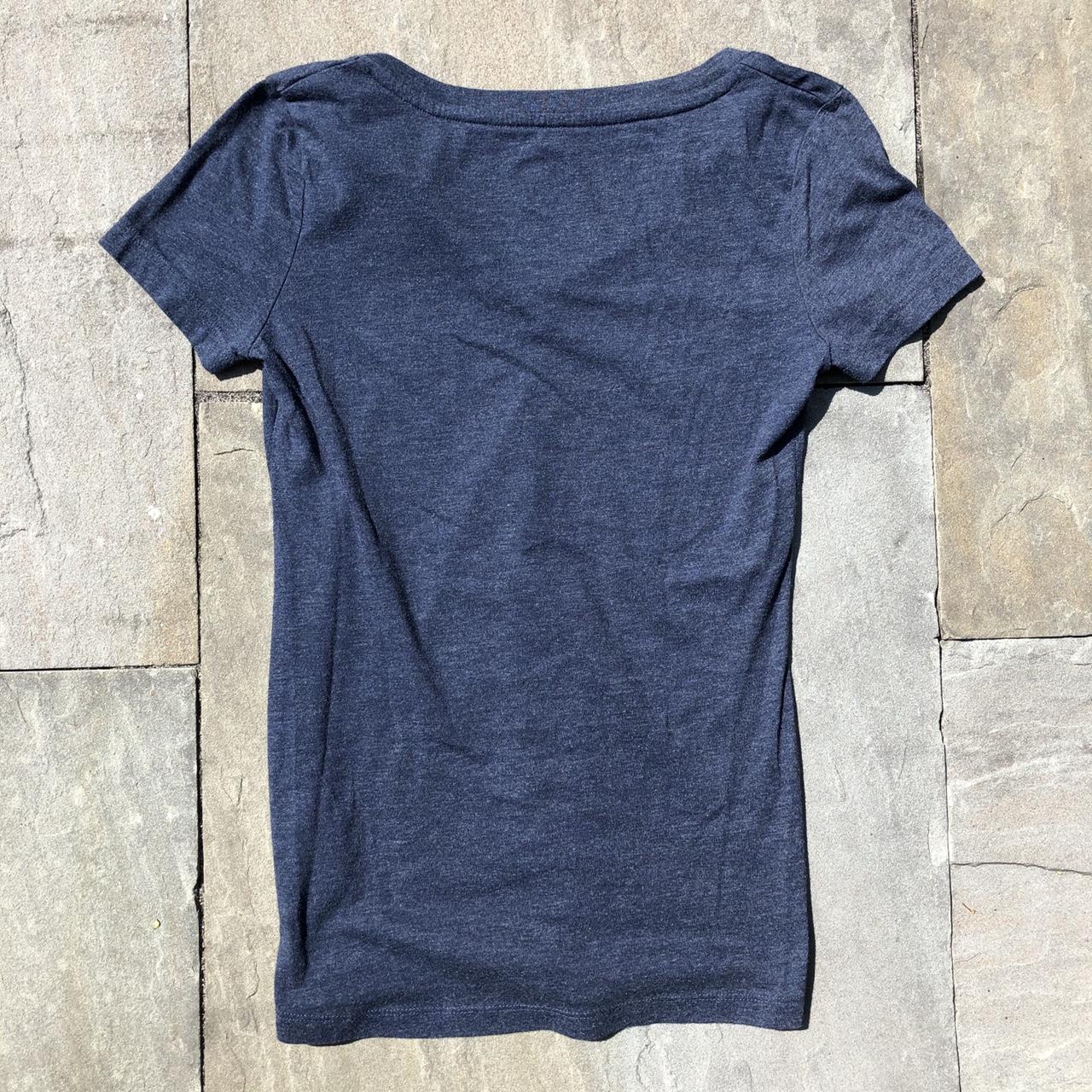 Dark blue Mossimo V-neck T-shirt! No major signs of - Depop