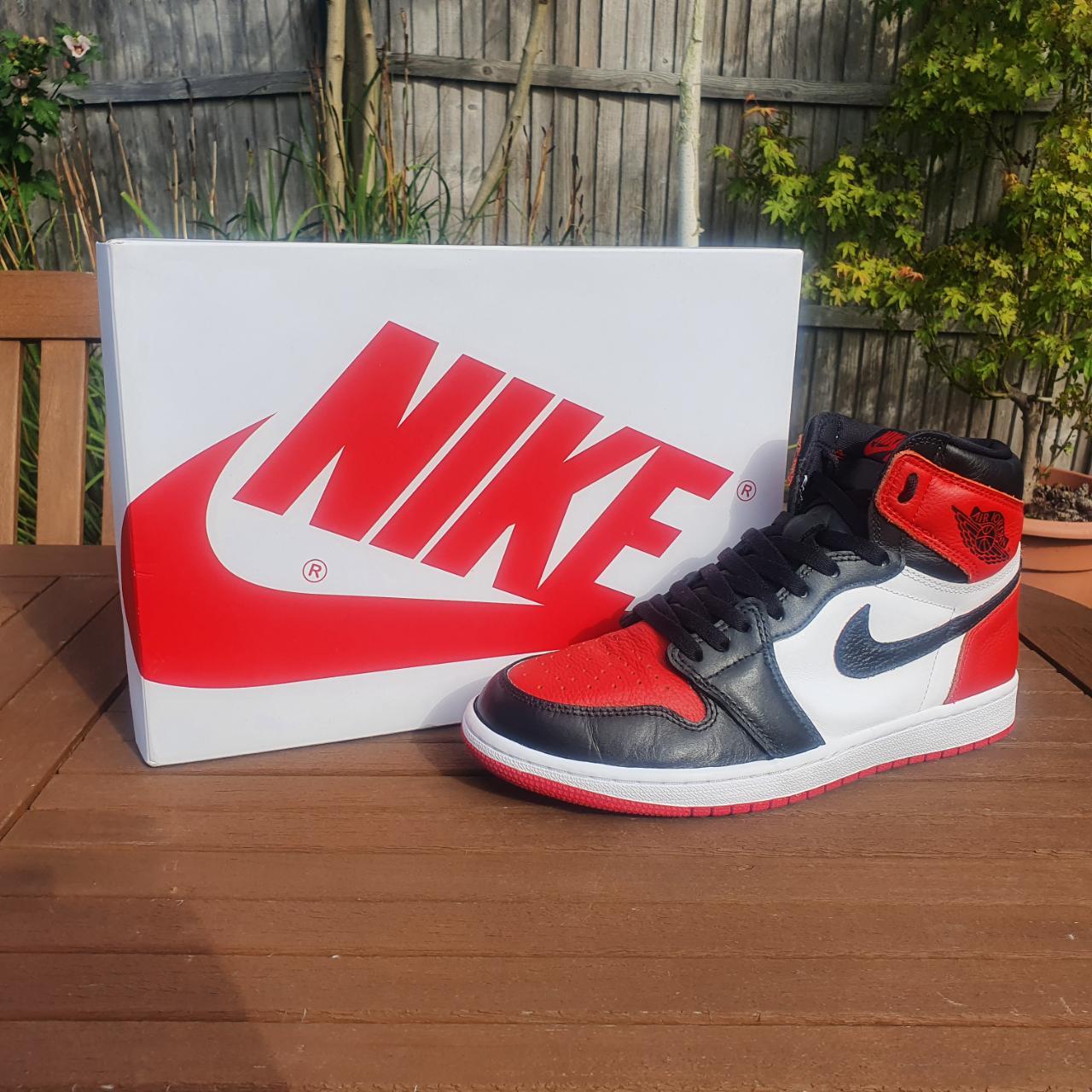 Custom Jordan 1 Heritage to Jordan 1 High Bred... - Depop