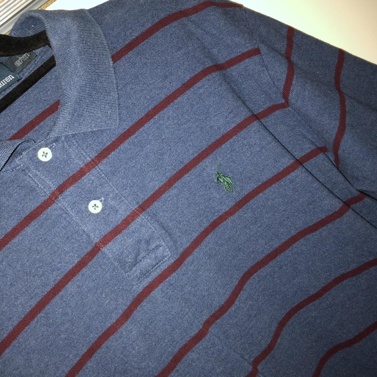 Navy blue, red and green Polo Ralph Lauren polo... - Depop