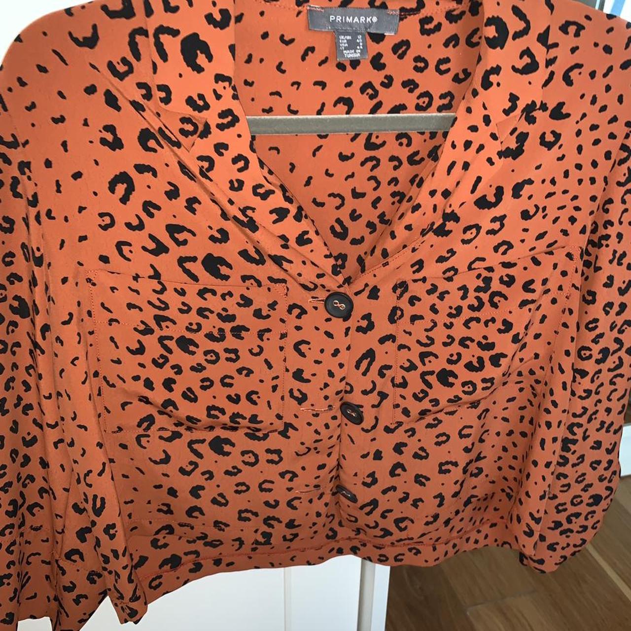 red leopard print top primark
