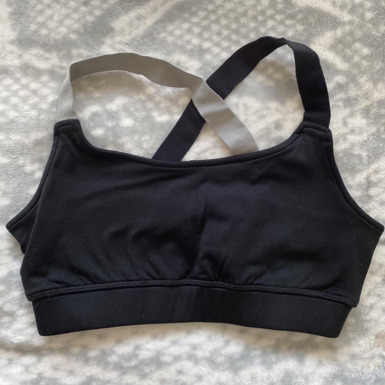 Black sports bra USA PRO, size 10 in perfect - Depop