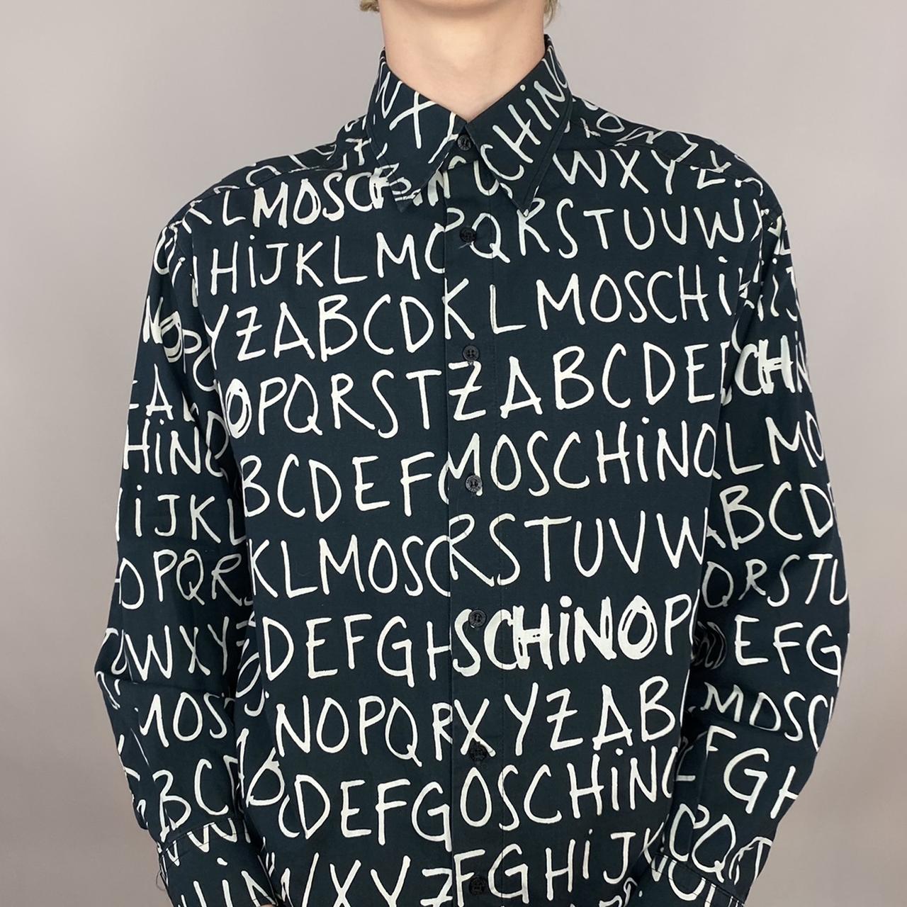 Moschino alphabet discount shirt