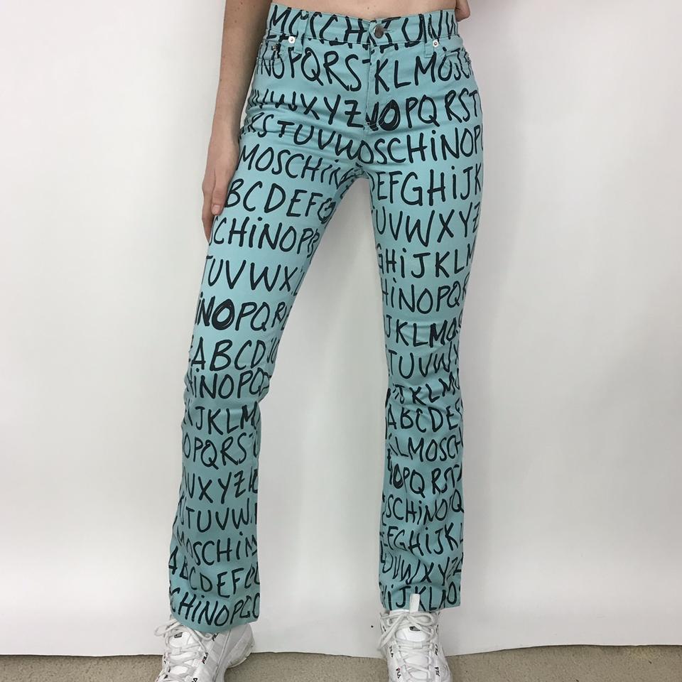 moschino alphabet jeans