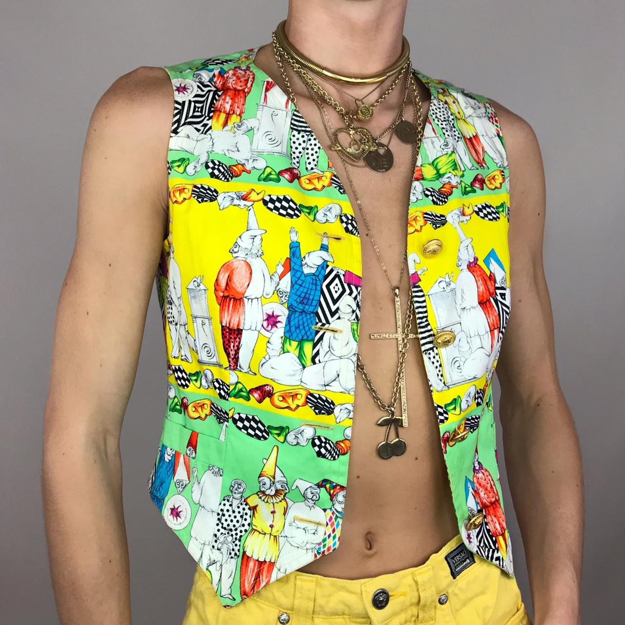 Mens on sale versace vest