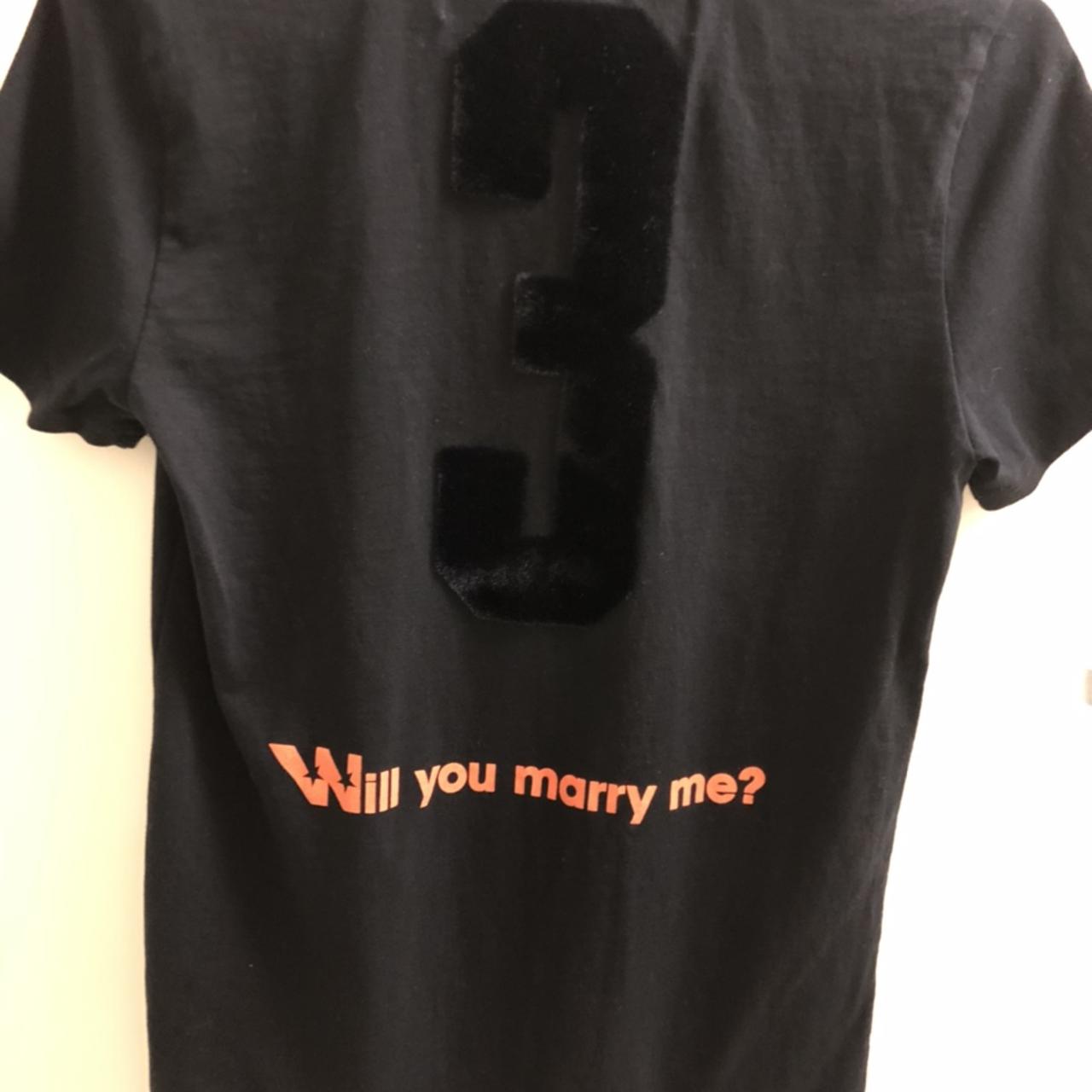 Off white will discount you marry me hoodie