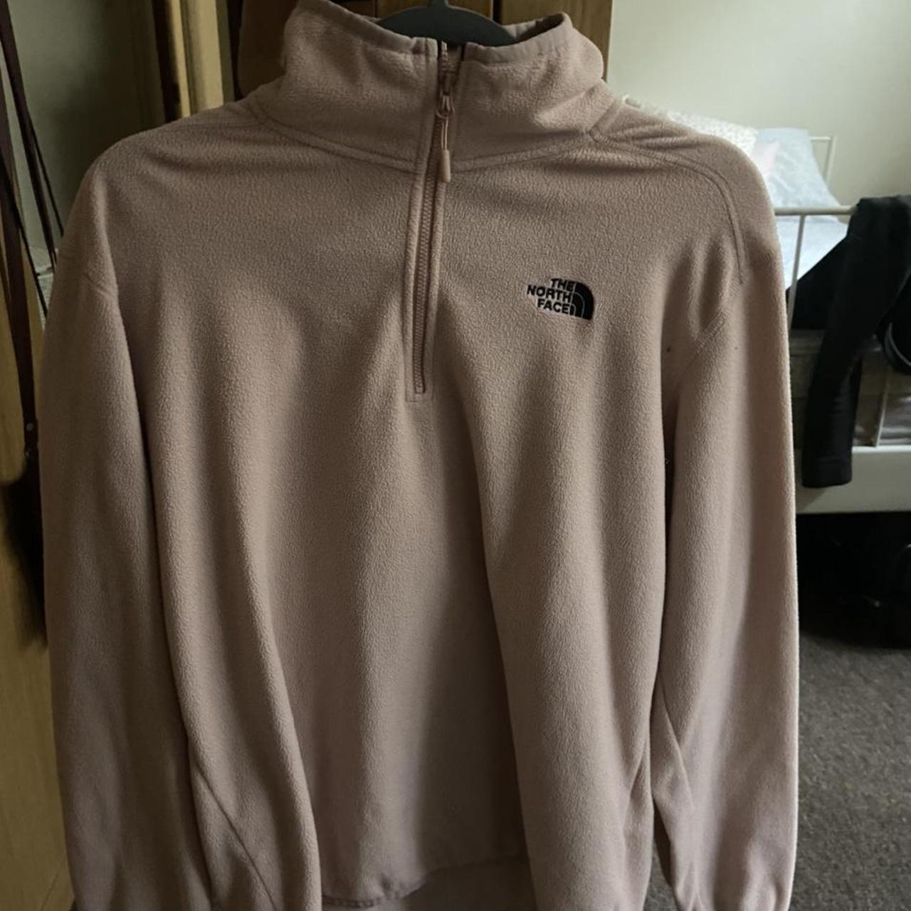 North face fleece light pink. Size small. Would fit... - Depop