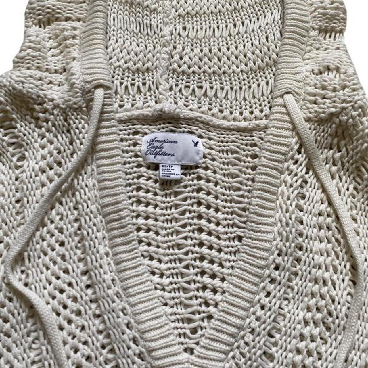 Product Image 3 - White knit American Eagle hoodie