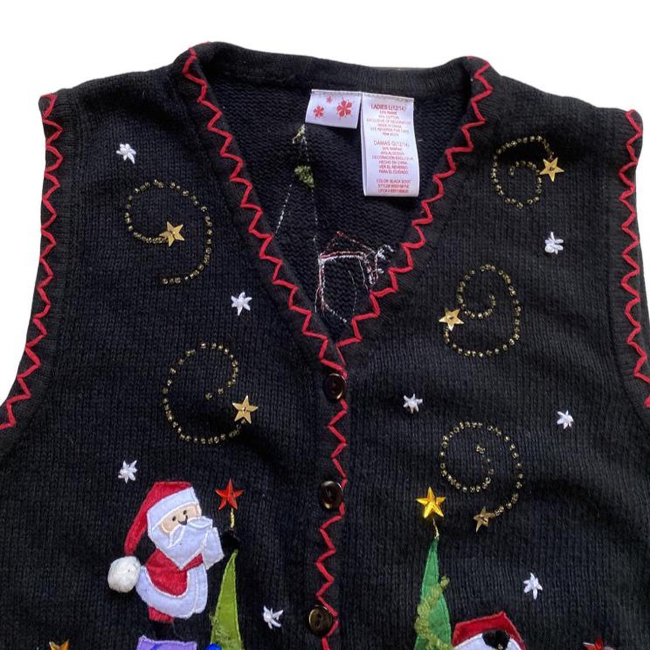 Product Image 3 - Black vintage Christmas knitted sweater