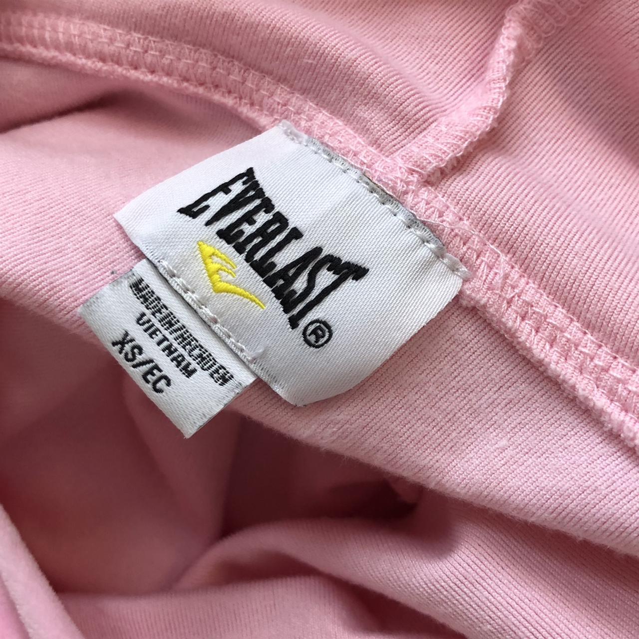 The softest baby pink velour hoodie by Everlast 💓,