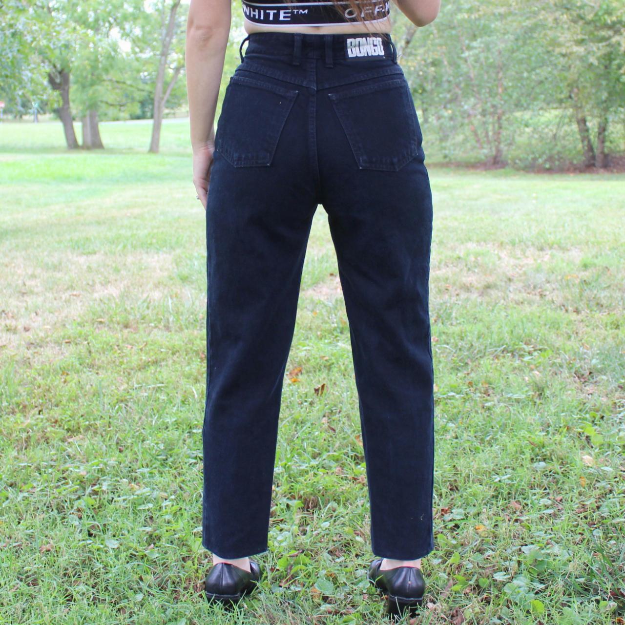 Vintage 90s Black Denim High Rise Jeans Baggier Depop vintage-90s-black-denim-high-rise-jeans-baggier-depop