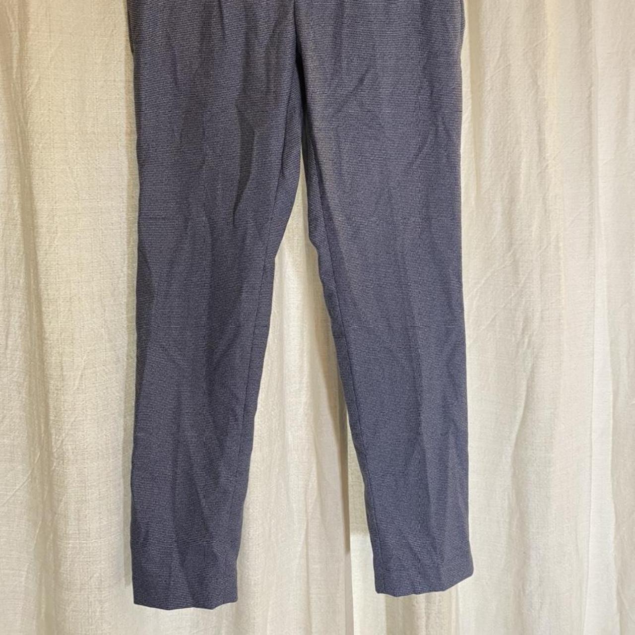 Men's Blue and White Trousers | Depop