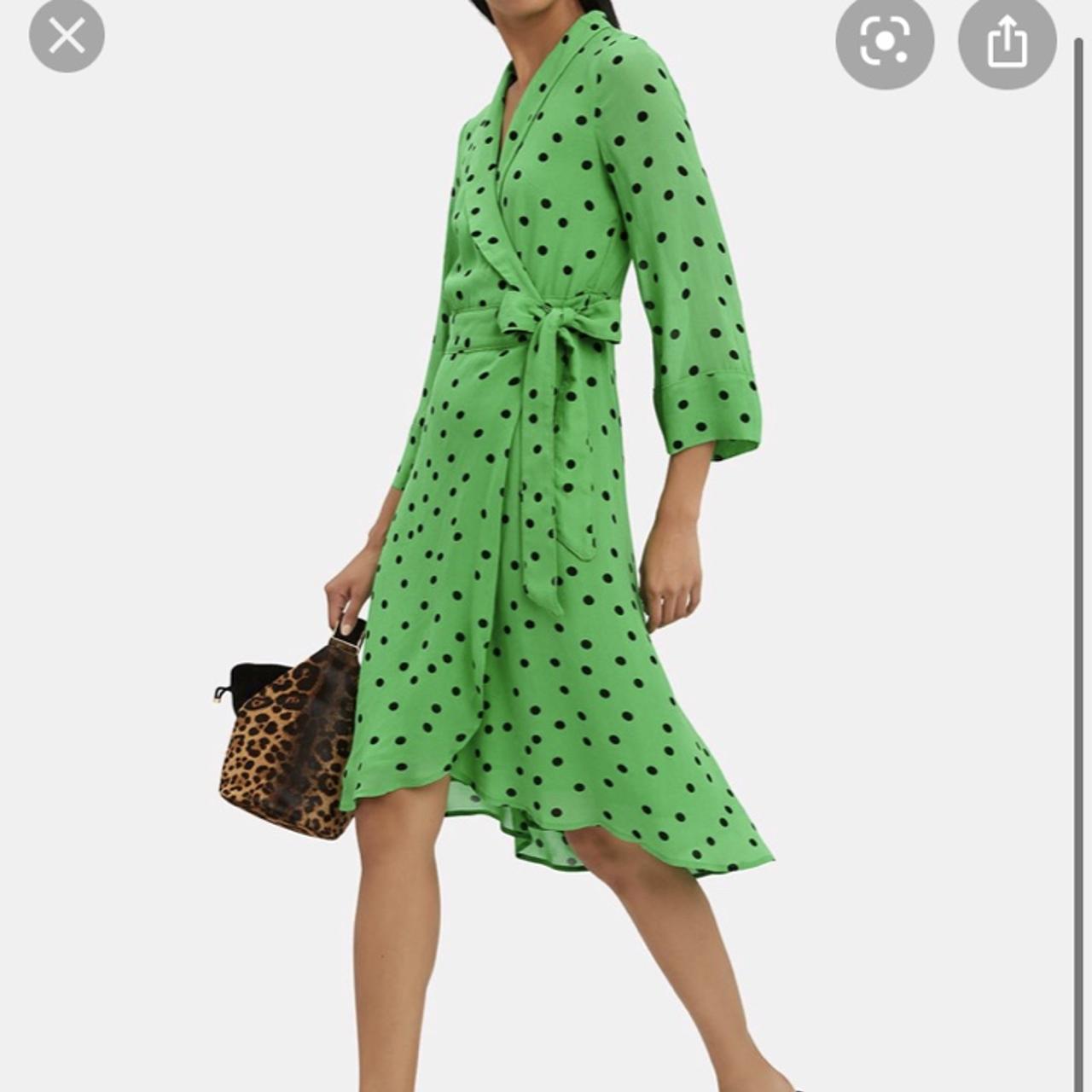 Ganni dress. Beautiful flowing mid length dress.... Depop