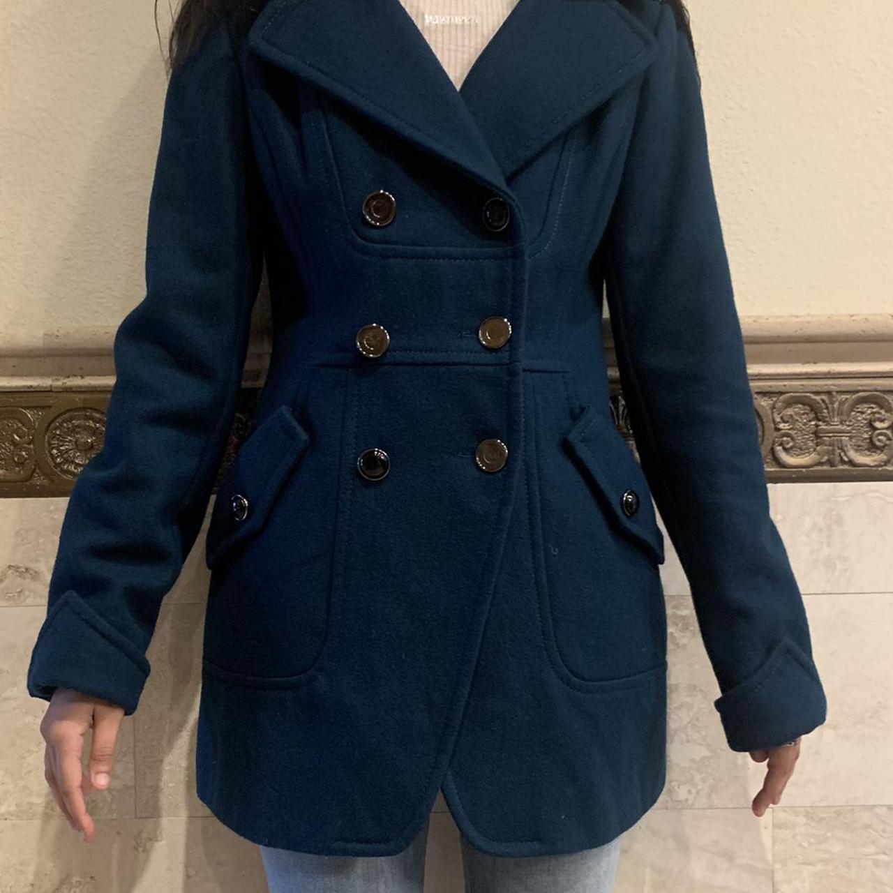 Guess navy store blue coat