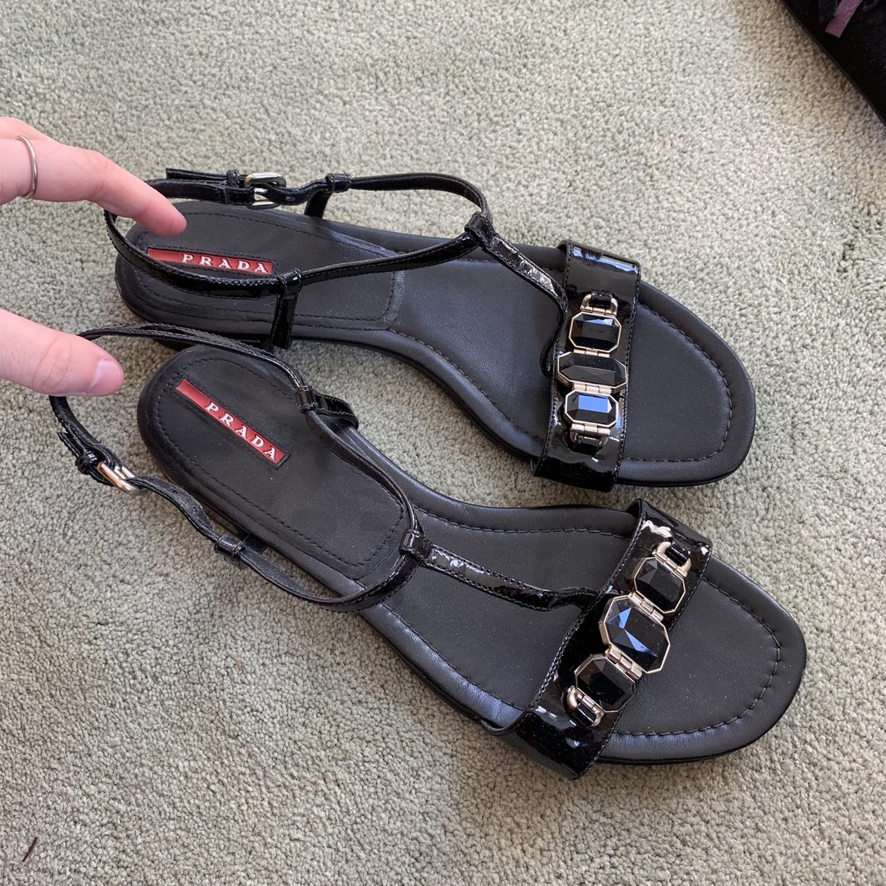 Vintage prada hot sale sandals