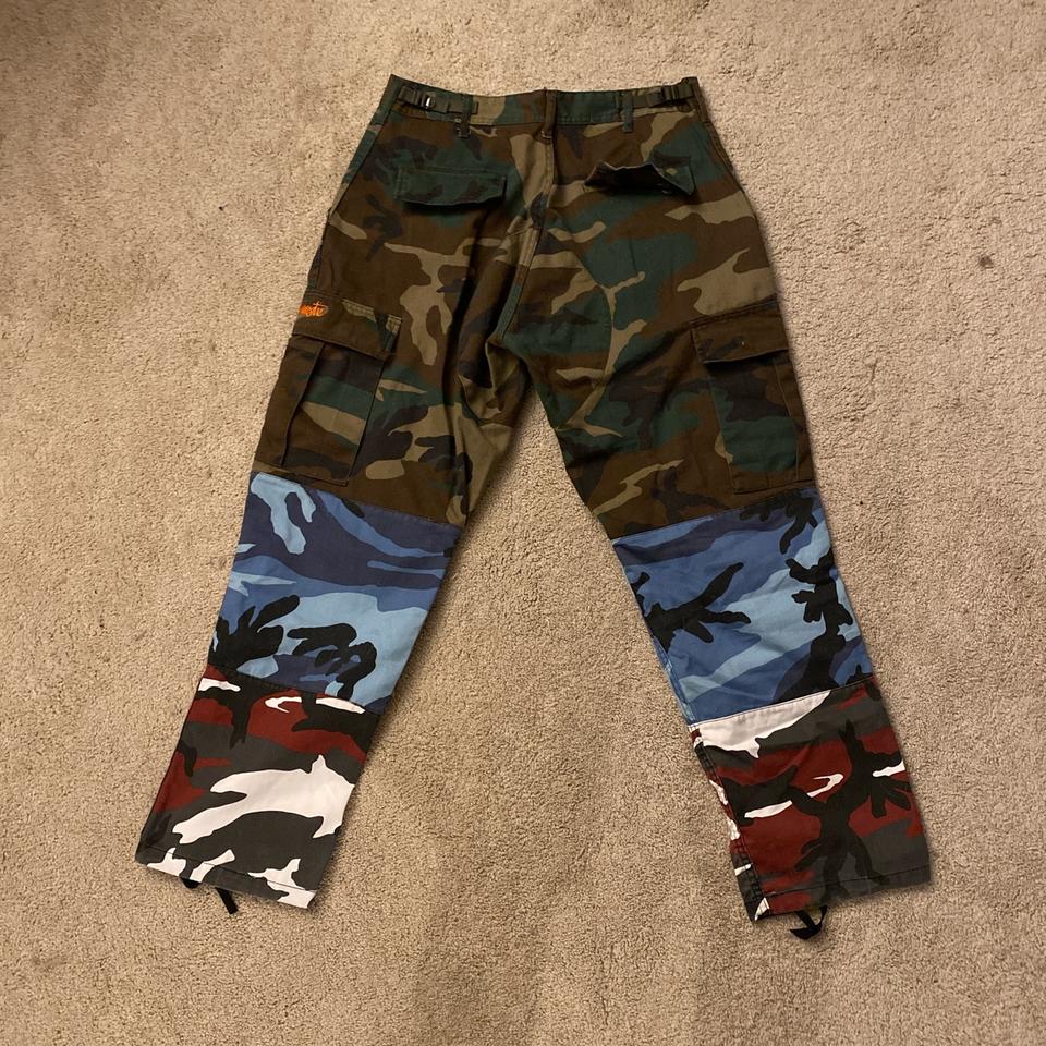 Supreme moss camo overalls Size small New - tags in - Depop