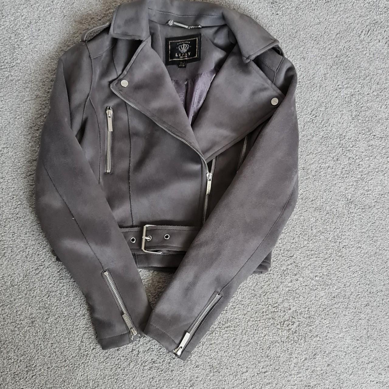 Lipsy leather biker on sale jacket