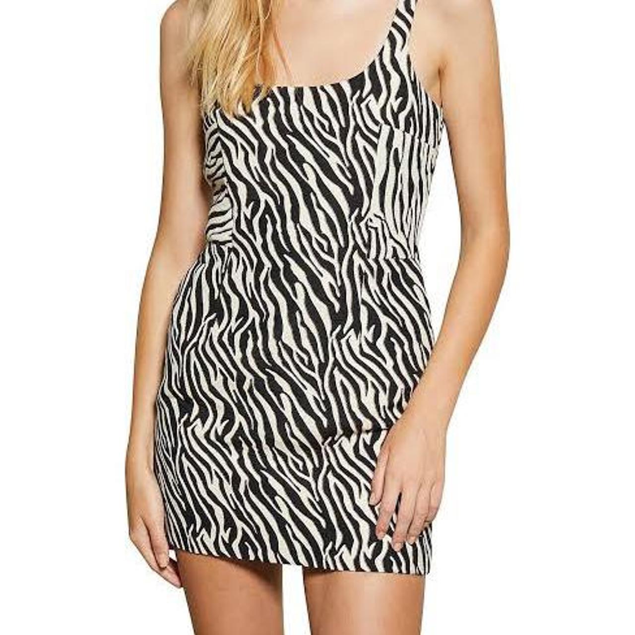 bec and bridge zebra mini dress