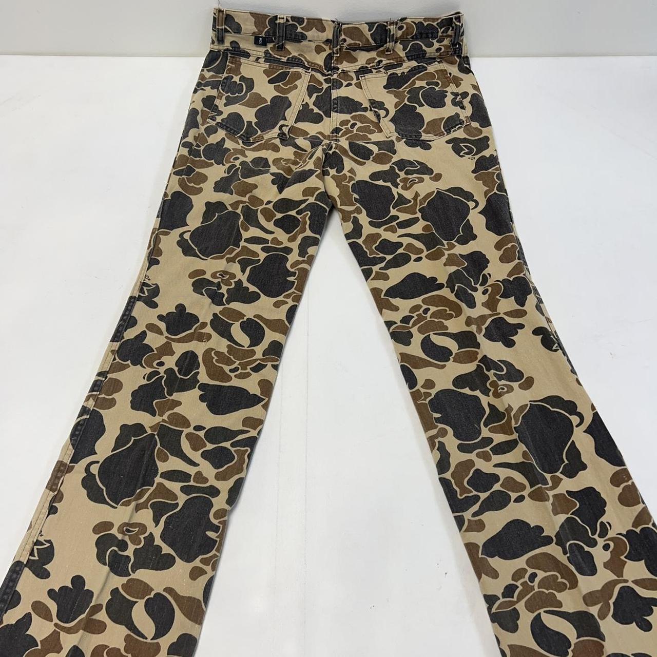 Vintage 10x Duck Camo Pants Mens Canvas Hunting... - Depop