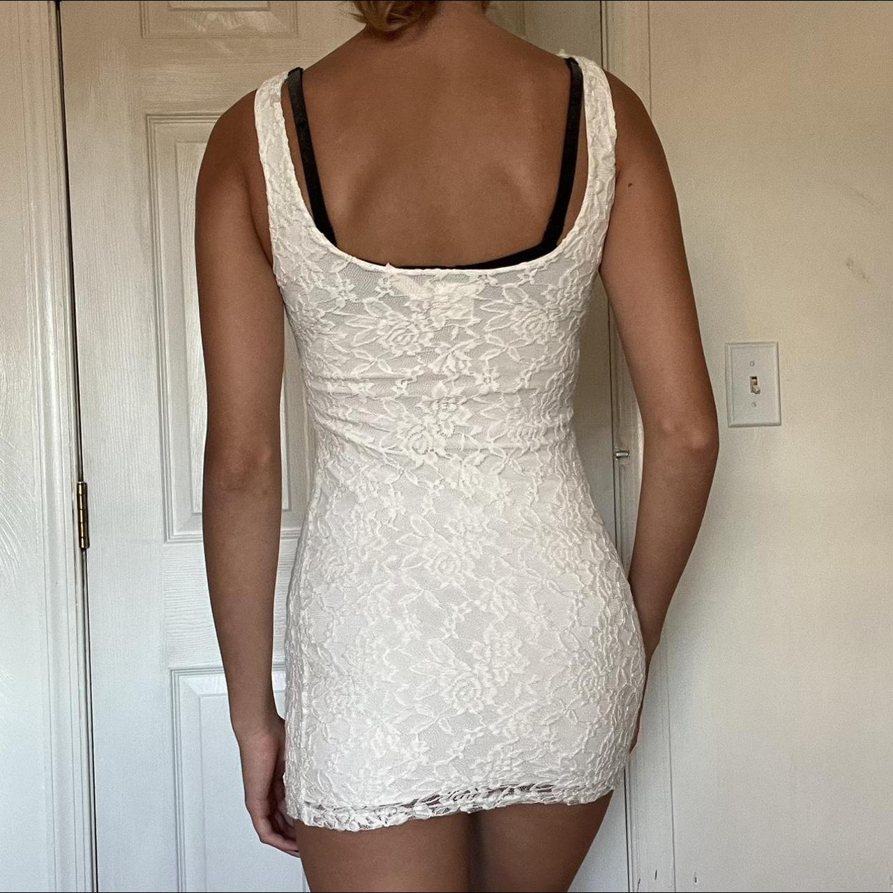 2000s Sexy White Lace Dress From Wet Seal 💋 Free Depop 2716