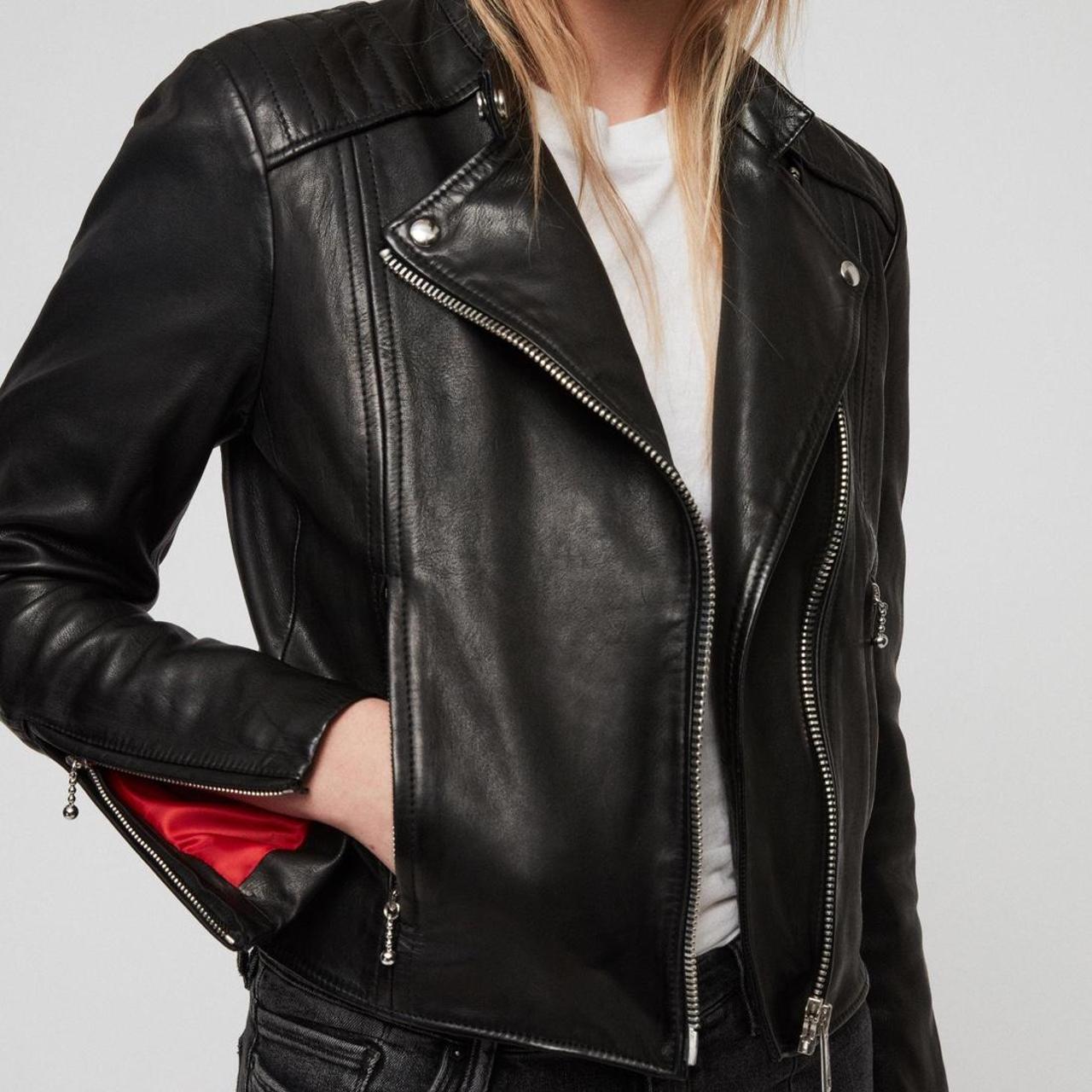 All saints 2025 bircham leather jacket