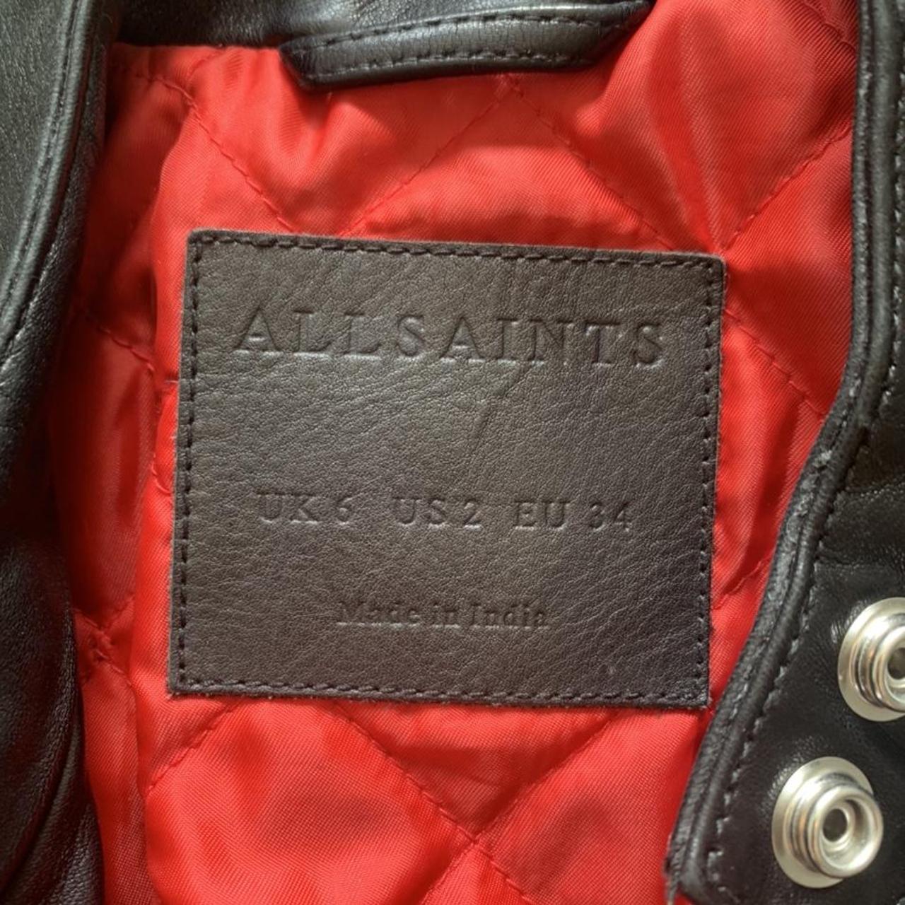 All saints 2025 bircham leather jacket