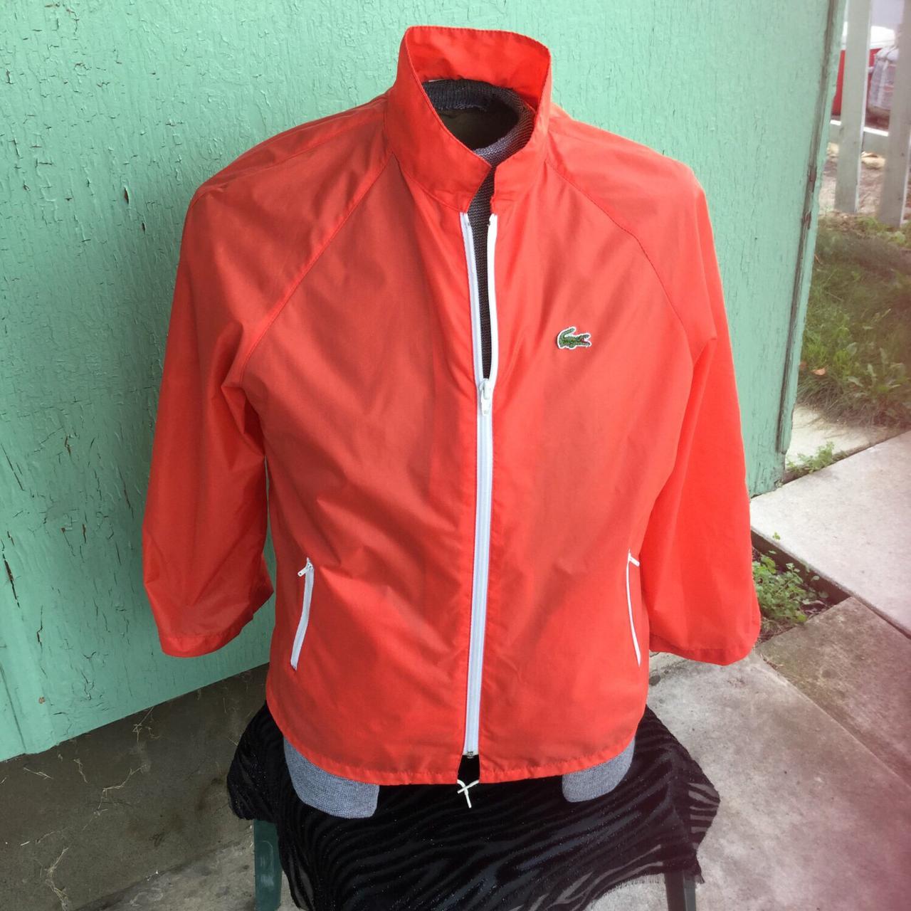 Vintage 70s ALLIGATOR LACOSTE Red Sporty Mens Old...