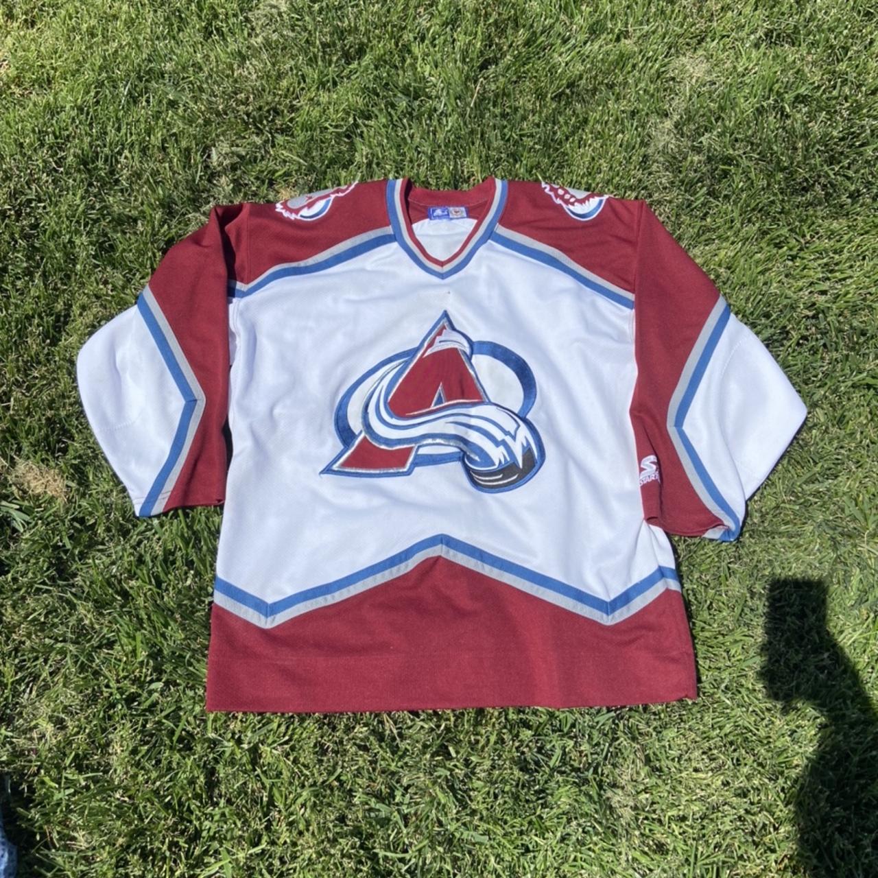 Vintage Colorado Avalanche Hockey Jersey - Depop