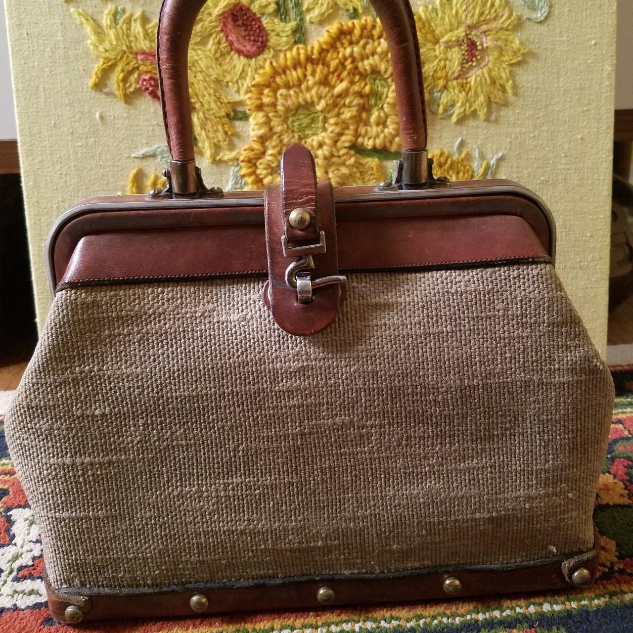 ETIENNE AIGNER 60s Handmade Purse Handbag Leather