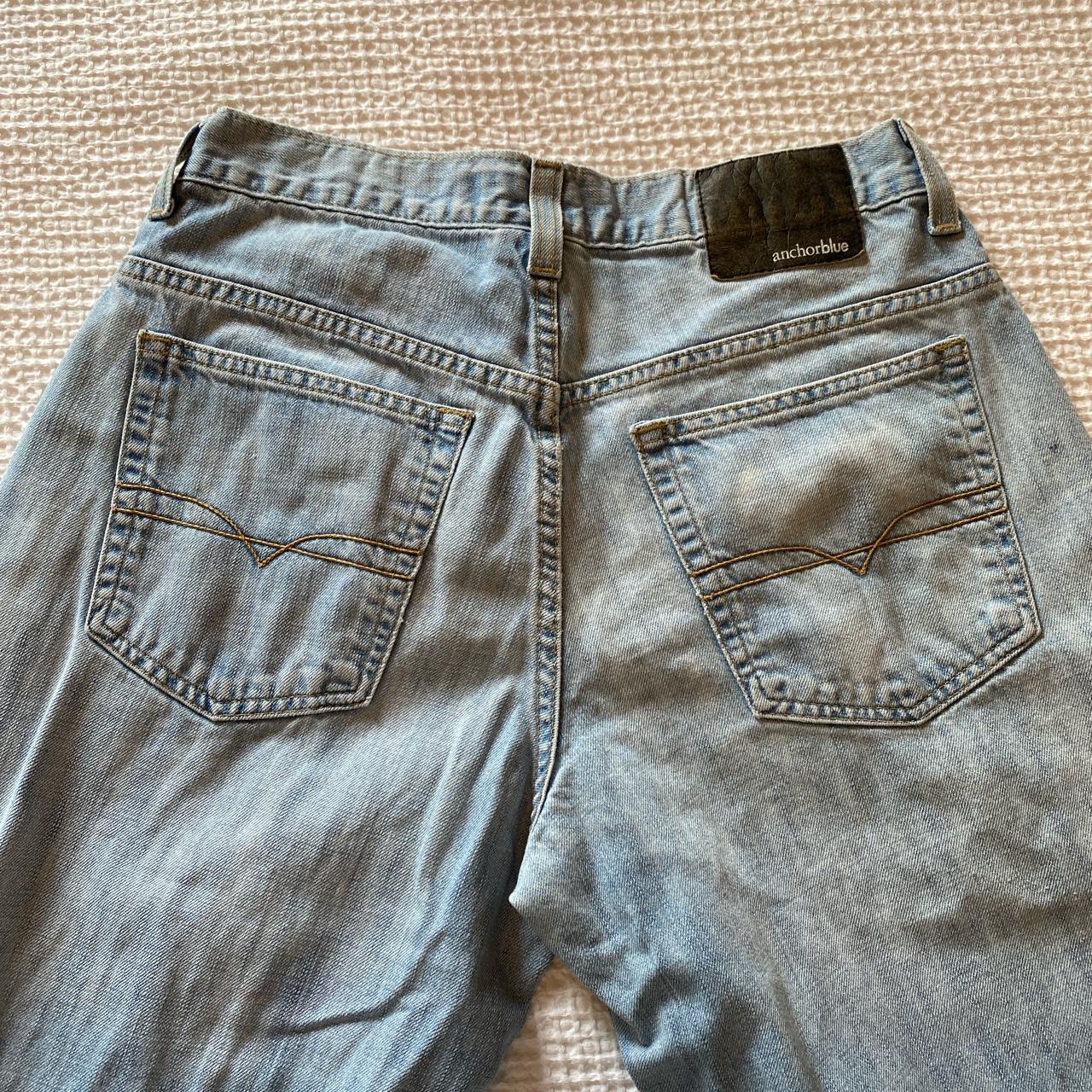 Anchor blue baggy jeans. Tiny stain as shown in last... - Depop