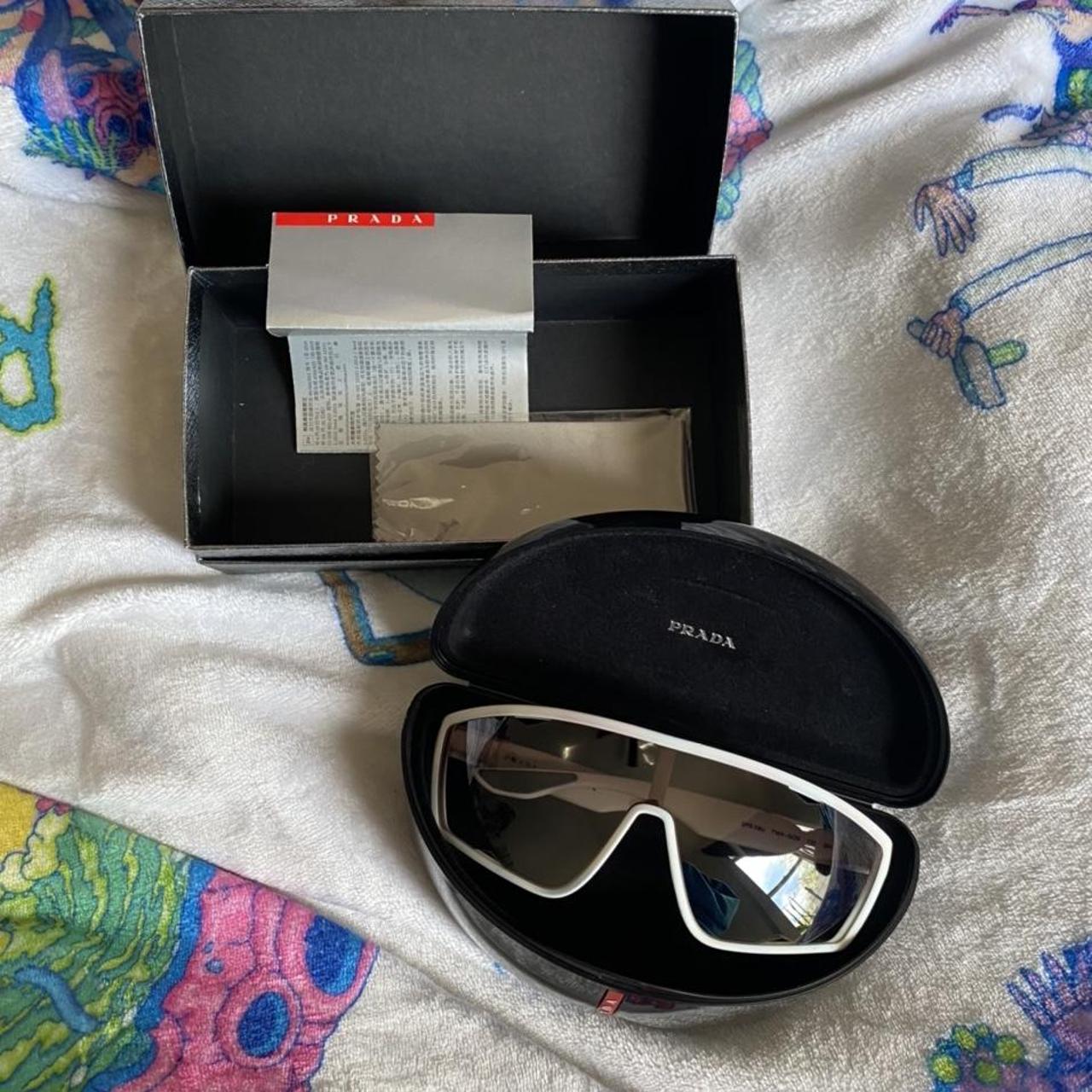 white prada sunglasses