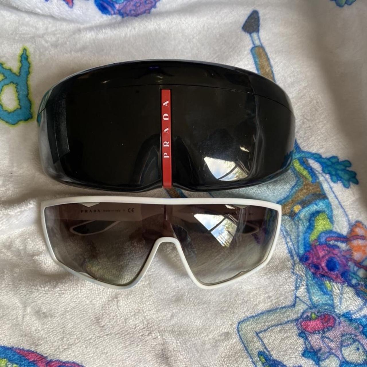 white prada sunglasses