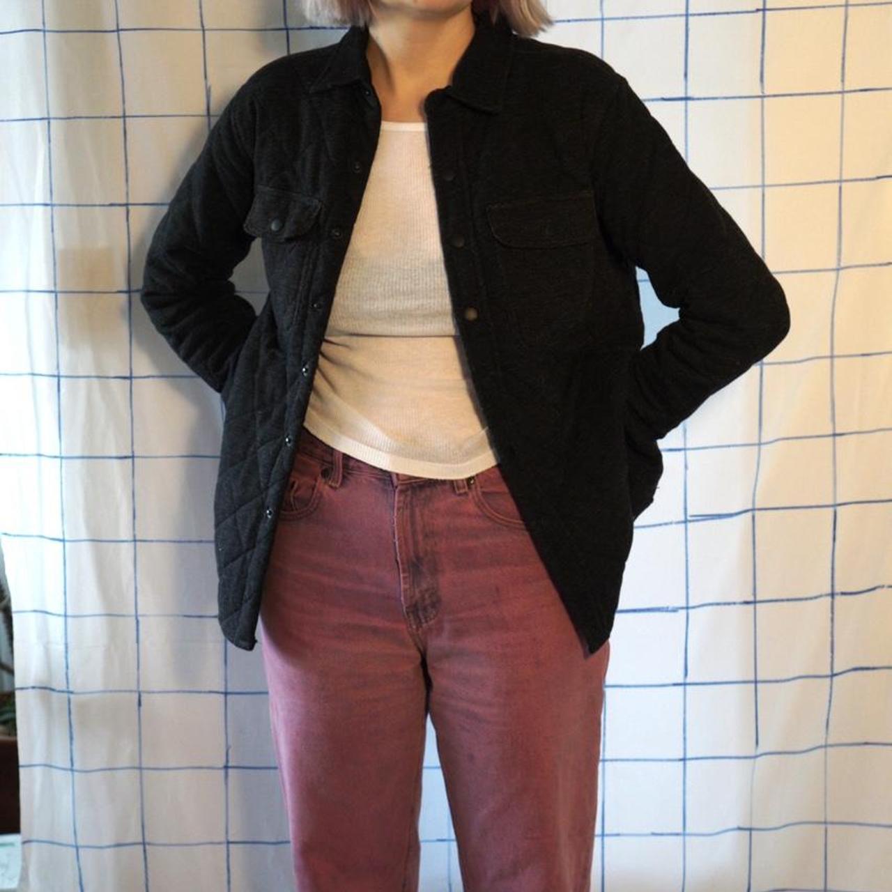 American Eagle Outfitters Men's Grey Jacket Depop