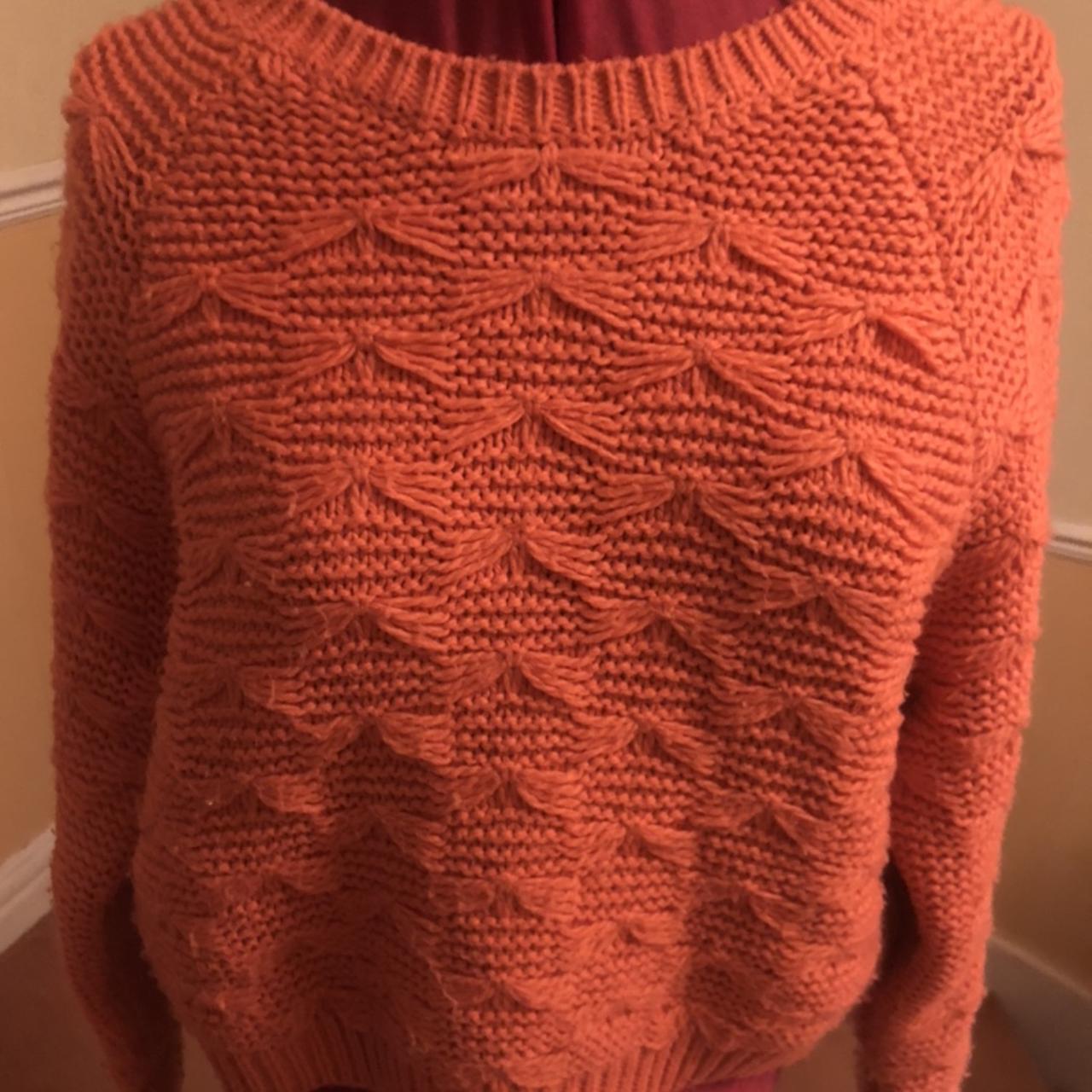 NEW LOOK CORAL CHUNKY KNIT BOXY SWEATER, Subtle