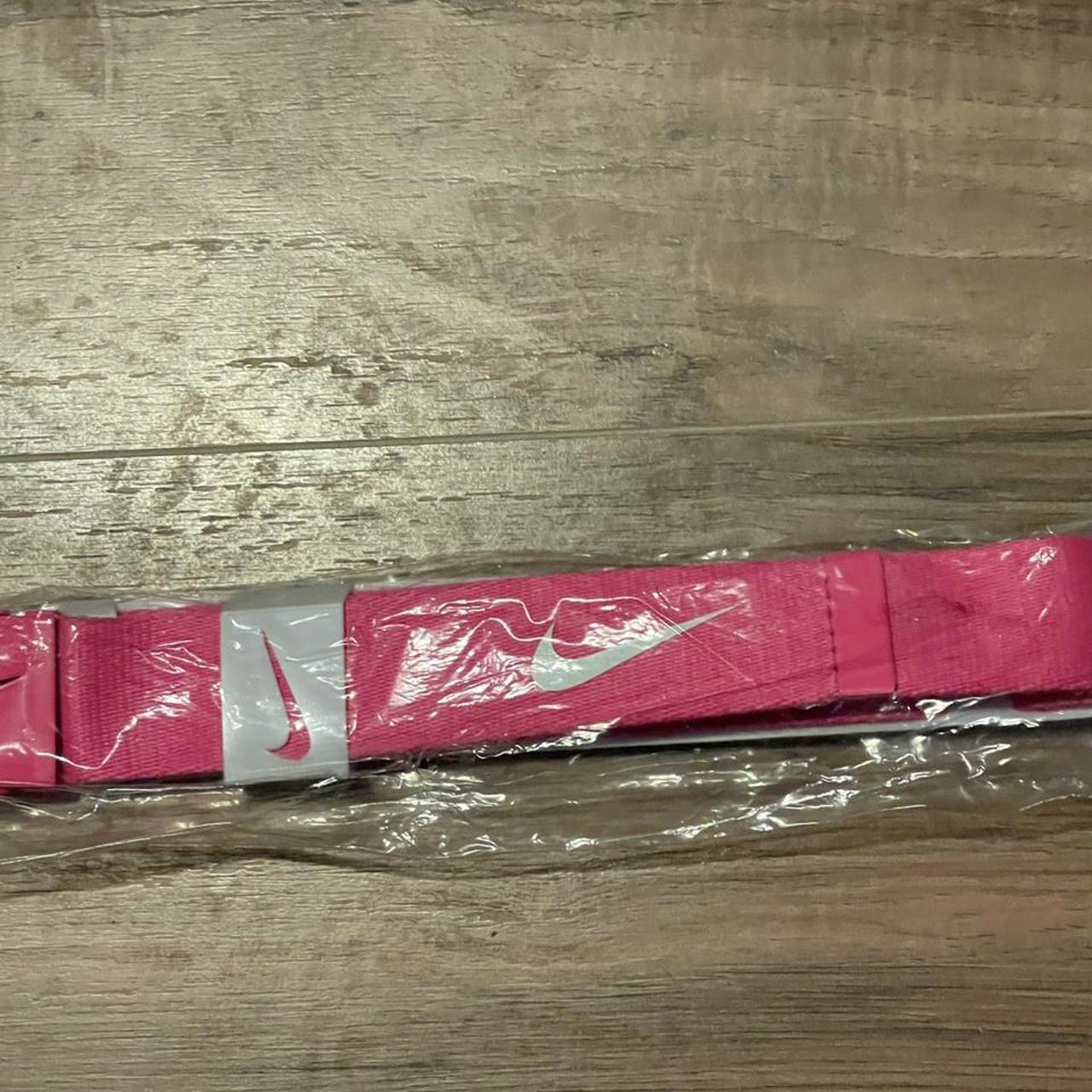 nike pink belt bag