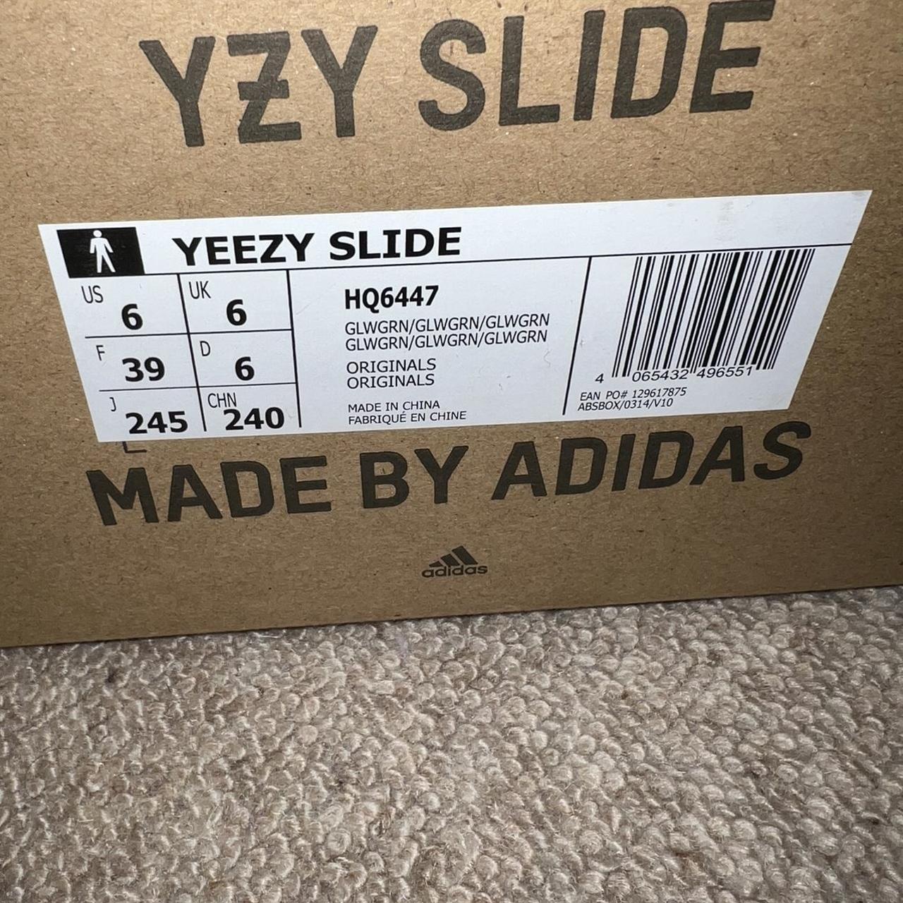 Yeezy slides Bright yellow size 6 (fits a size 5)... Depop