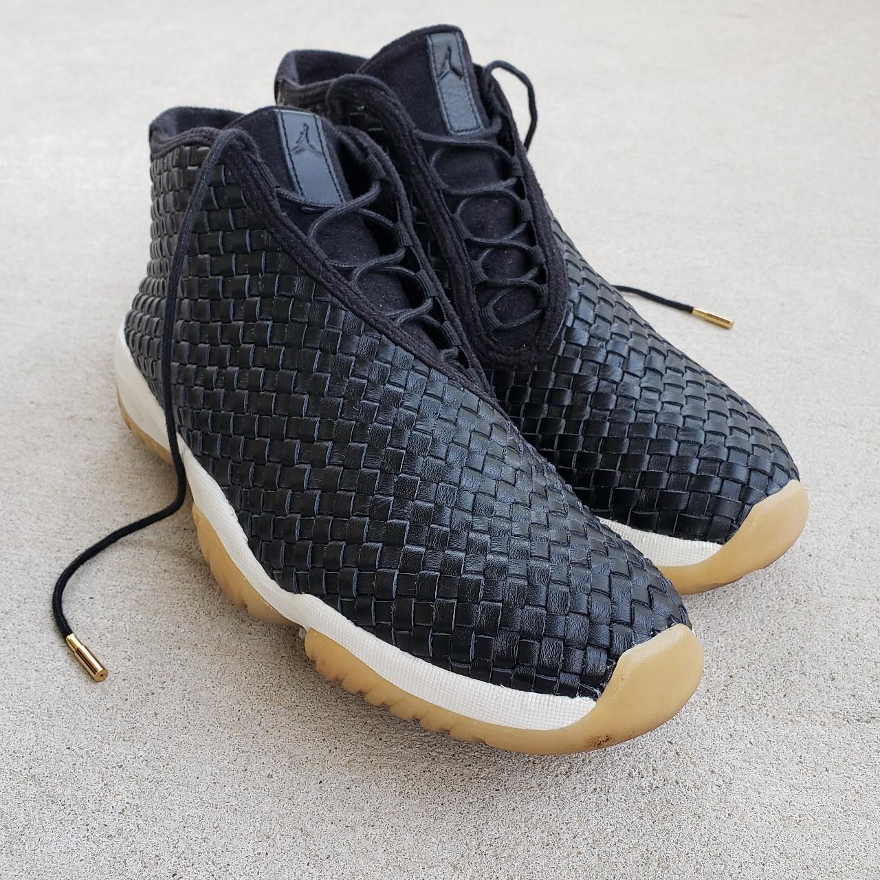 Jordan future black leather hotsell